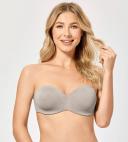 DELIMIRA Women's Non-Padded Underwire Minimizer Support Strapless Bra