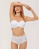 DELIMIRA Women's Non-Padded Underwire Minimizer Support Strapless Bra