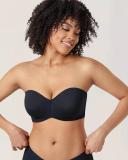 DELIMIRA Women's Non-Padded Underwire Minimizer Support Strapless Bra