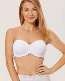 DELIMIRA Women's Non-Padded Underwire Minimizer Support Strapless Bra