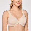 DELIMIRA Women's Smooth Full Figure Underwire Seamless Minimizer Bra