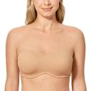 DELIMIRA Women's Smooth Seamless Invisible Underwire Strapless Minimizer Bra