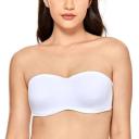 DELIMIRA Women's Smooth Seamless Invisible Underwire Strapless Minimizer Bra