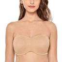 DELIMIRA Women's Smooth Seamless Invisible Underwire Strapless Minimizer Bra