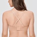 DELIMIRA Women's Smooth Seamless Invisible Underwire Strapless Minimizer Bra