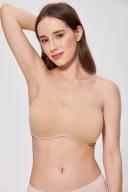 DELIMIRA Women's Smooth Seamless Invisible Underwire Strapless Minimizer Bra