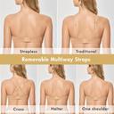 DELIMIRA Women's Smooth Seamless Invisible Underwire Strapless Minimizer Bra
