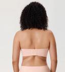 DELIMIRA Women's Strapless Bra Plus Size Support Unlined Underwire Minimizer