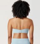DELIMIRA Women's Strapless Bra Plus Size Support Unlined Underwire Minimizer