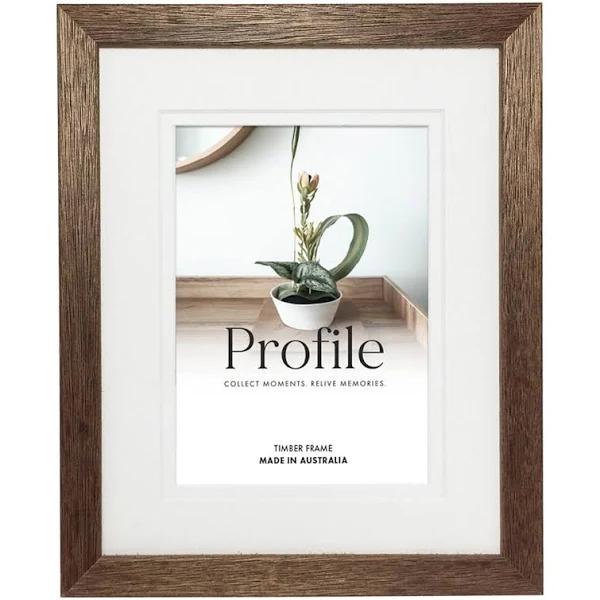 Deluxe Hazelnut 16x22 Photo Frame With 12x18 Opening | Kaieda