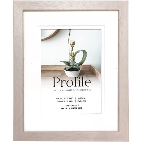 Deluxe Hazelnut 8x10 Photo Frame With 5x7 Opening | Kaieda