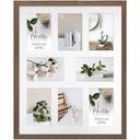 Deluxe Hazelnut 8x10 Photo Frame With 5x7 Opening | Kaieda