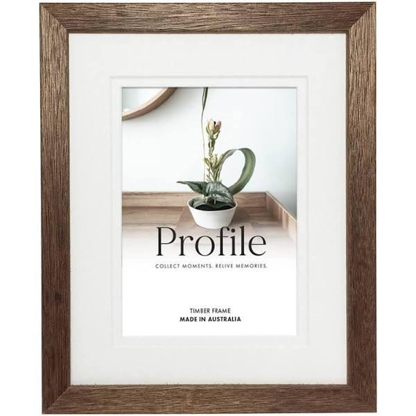 Deluxe Hazelnut 8x10 Photo Frame With 5x7 Opening | Kaieda