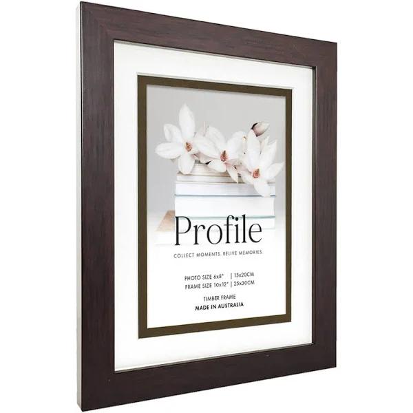 Deluxe Mocha 6x8 Photo Frame With 4x6 Opening | Kaieda