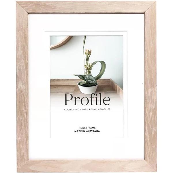 Deluxe Polar Birch 8x10 Photo Frame With 5x7 Opening | Kaieda
