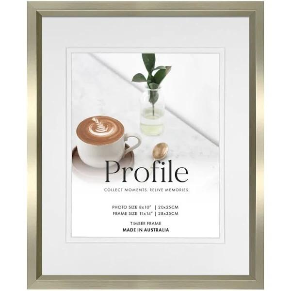Deluxe Soho Champagne Timber Photo Frame