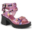 Demonia BRATTY-07 Pink Holo Patent Size 12