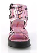 Demonia BRATTY-07 Pink Holo Patent Size 12