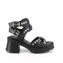 Demonia BRATTY-07 Pink Holo Patent Size 12