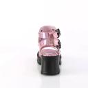 Demonia BRATTY-07 Pink Holo Patent Size 12