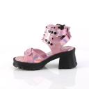 Demonia BRATTY-07 Pink Holo Patent Size 12