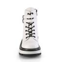 Demonia LILITH-152 White Vegan Leather Ankle Boot Size 10