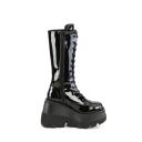 Demonia Shaker-72 Red Patent Size 12