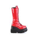 Demonia Shaker-72 Red Patent Size 12