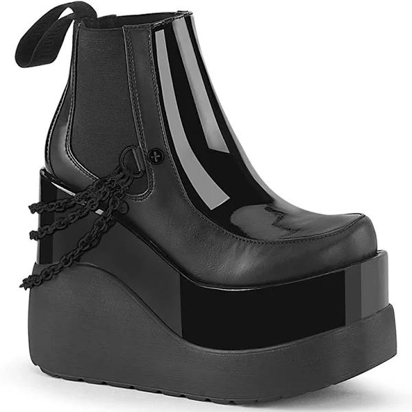 Demonia VOID-50 Black Patent Size 11