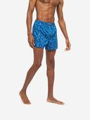 Derek Rose Men's Classic Fit Boxers Ledbury 55 Cotton Batiste Blue