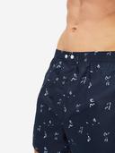 Derek Rose Men's Classic Fit Boxers Nelson 91 Cotton Batiste Navy