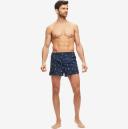 Derek Rose Men's Classic Fit Boxers Nelson 95 Cotton Batiste Blue