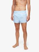 Derek Rose Modern Fit Boxer Shorts - S Light blue/pattern