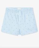 Derek Rose Modern Fit Boxer Shorts - XL Light blue/pattern