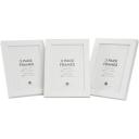 Design House Regent Photo Frame 3 Pack 5" x 7" - White