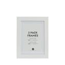 Design House Regent Photo Frame 3 Pack 5" x 7" - White