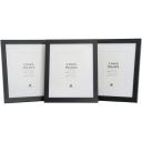 Design House Regent Photo Frame 3 Pack 8" x 10" - Black