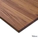 Desky Dual Hardwood Sit Stand Desk Pheasantwood / 2000x750mm / White
