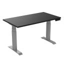 Desky Dual Kids Sit Stand Desk Grey / Black / 1100 x 600mm