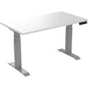Desky Dual Kids Sit Stand Desk Grey / White / 1500 x 750mm