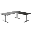 Desky Dual Kids Sit Stand Desk Grey / White / 1500 x 750mm
