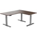Desky Dual Kids Sit Stand Desk Grey / White / 1500 x 750mm
