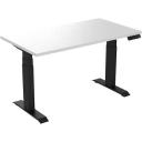 Desky Dual Kids Sit Stand Desk Grey / White / 1500 x 750mm