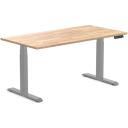 Desky Dual Kids Sit Stand Desk Grey / White / 1500 x 750mm