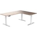 Desky Dual Kids Sit Stand Desk Grey / White / 1500 x 750mm