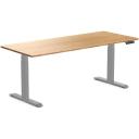 Desky Dual Kids Sit Stand Desk Grey / White / 1500 x 750mm