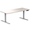 Desky Dual Kids Sit Stand Desk Grey / White / 1500 x 750mm