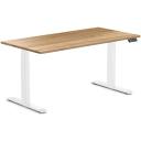 Desky Dual Kids Sit Stand Desk Grey / White / 1500 x 750mm