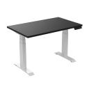 Desky Dual Kids Sit Stand Desk White / Black / 1000 x 600mm