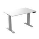Desky Dual Kids Sit Stand Desk White / Black / 1000 x 600mm